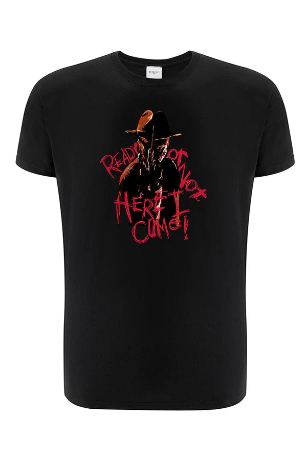 Nightmare of Elm Street Horror Black T-shirt