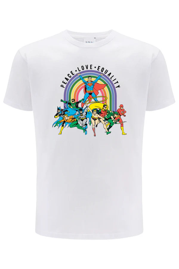 Justice League DC White T-Shirt