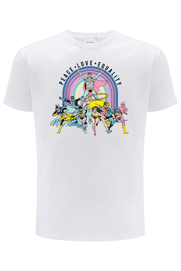 Justice League DC White T-Shirt
