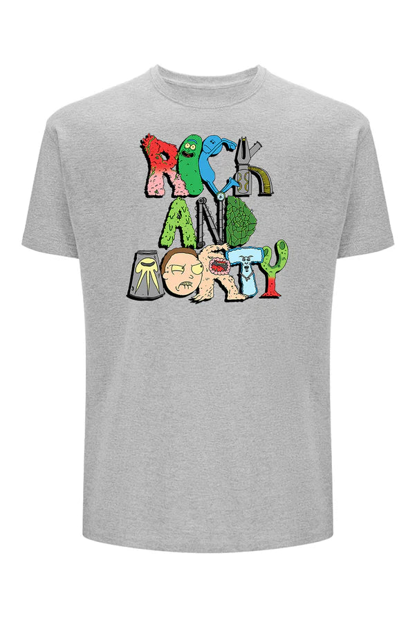 Rick and Morty Gray T-shirt