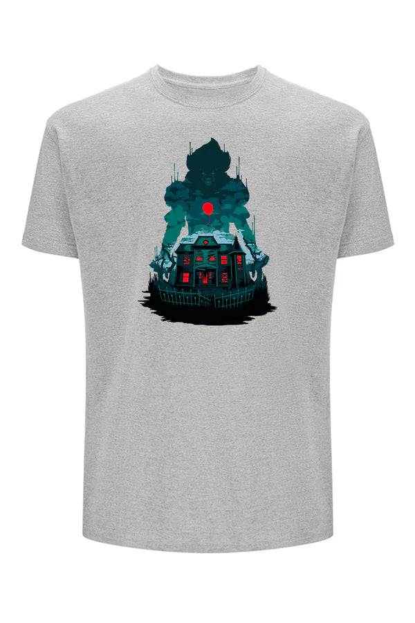 It Horror Gray T-shirt