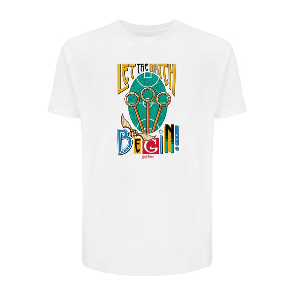 Harry Potter White Quidditch T-shirt