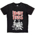 Looney Tunes Characters Black & White Black T-Shirt