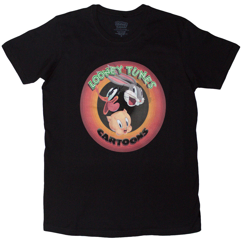 Looney Tunes Cartoons Black T-Shirt