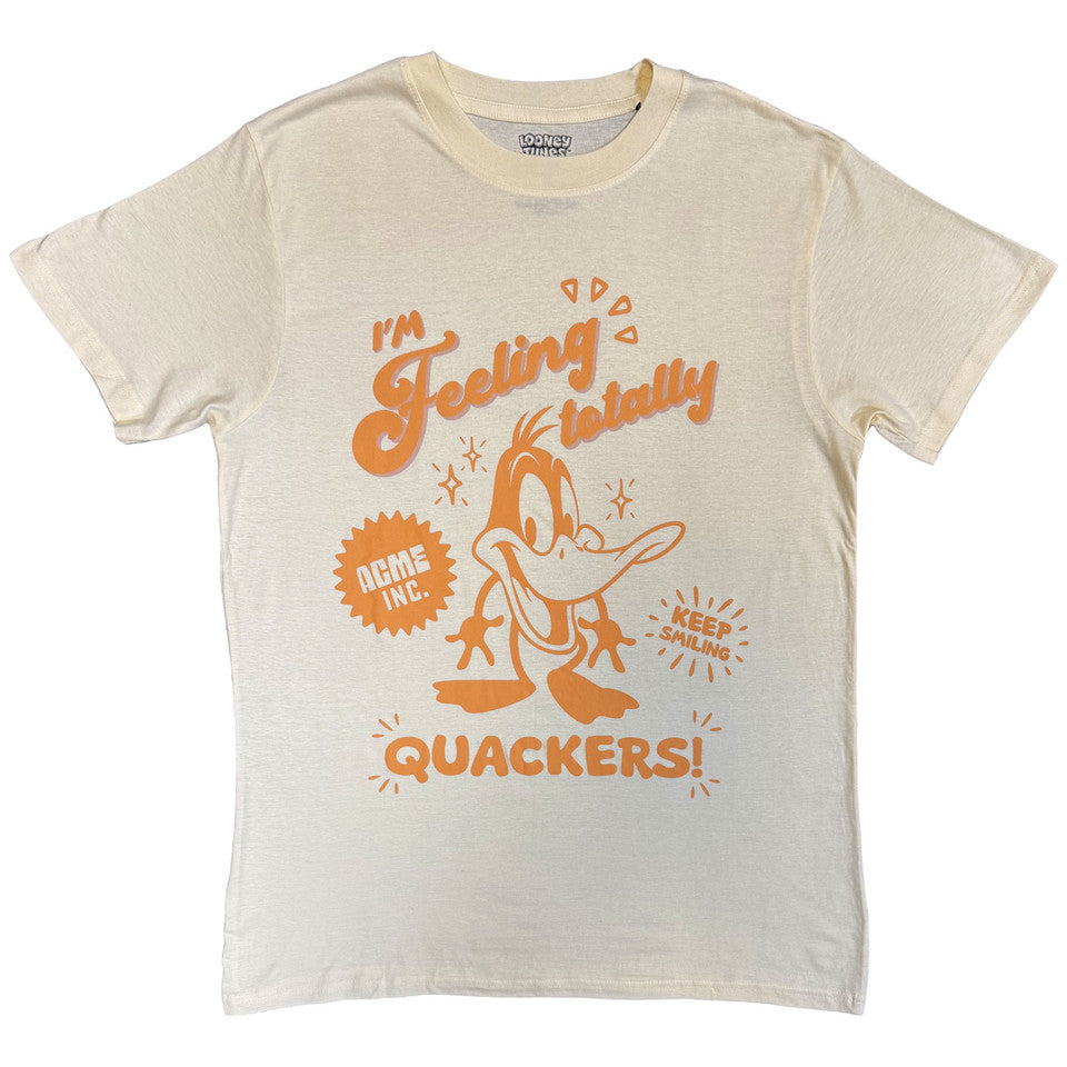 Looney Tunes Feeling Totally Quackers Natural T-Shirt