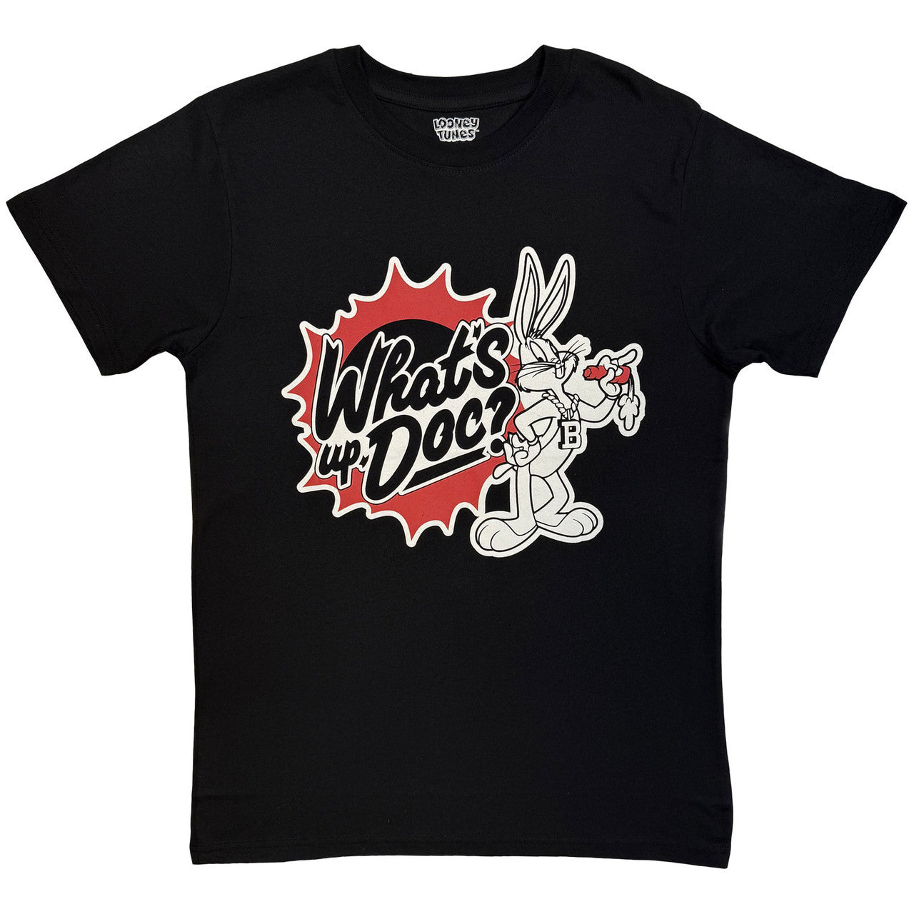 Looney Tunes What's Up, Doc? 2.0 Black T-Shirt