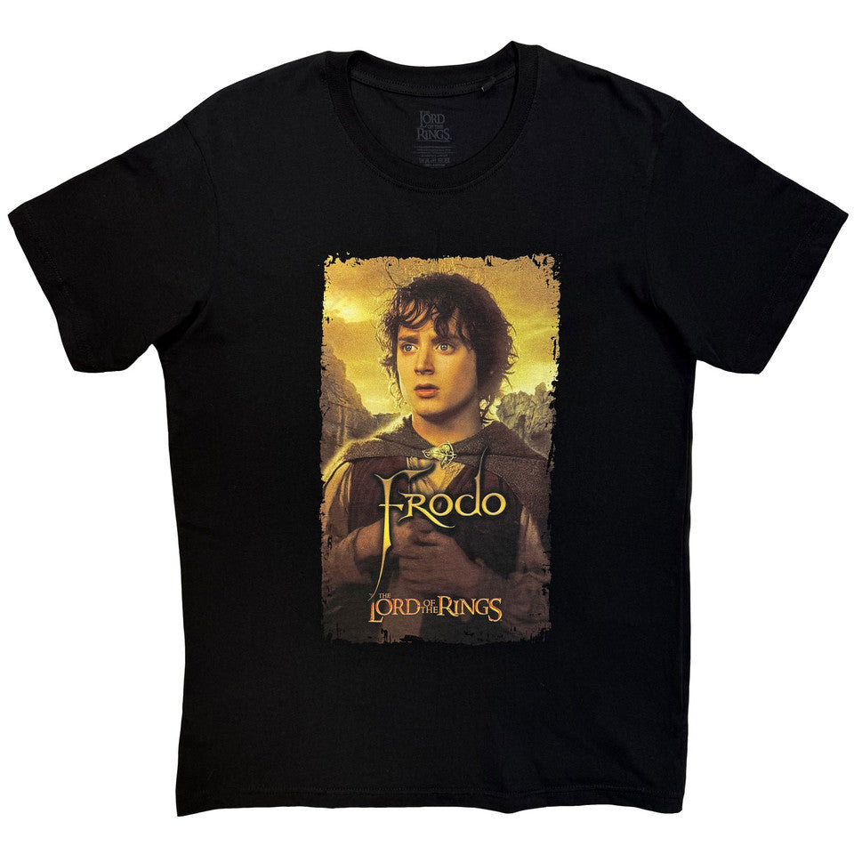 Lord Of The Rings Frodo Homage Black T-Shirt