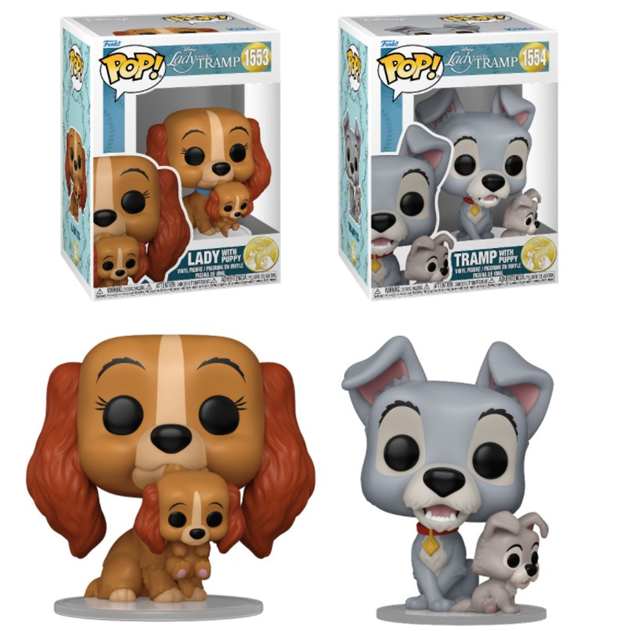 Pop! Disney Lady & The Tramp Complete Set 2