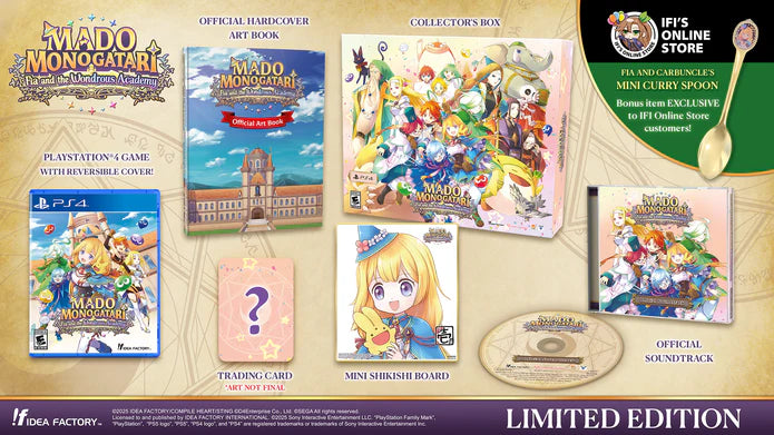 MADO MONOGATARI: Fia and the Wondrous Academy Limited Edition PlayStation 4