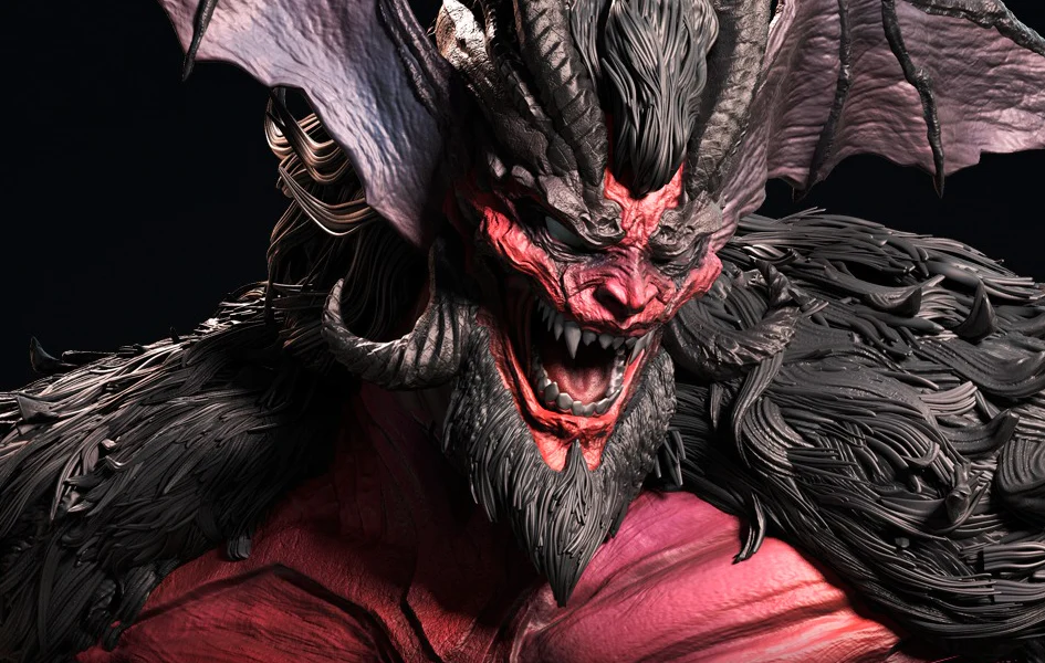 THE APOCALYPSE OF DEVILMAN AMON ELITE 1/4 SCALE BUST