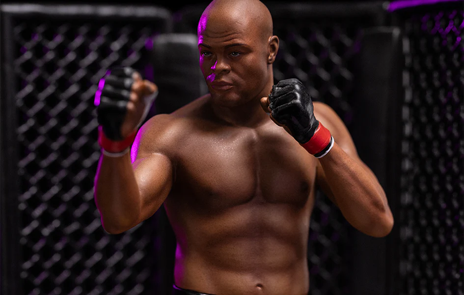 ANDERSON SPIDER SILVA SIGNED VER 1/10 DELUXE ART SCALE