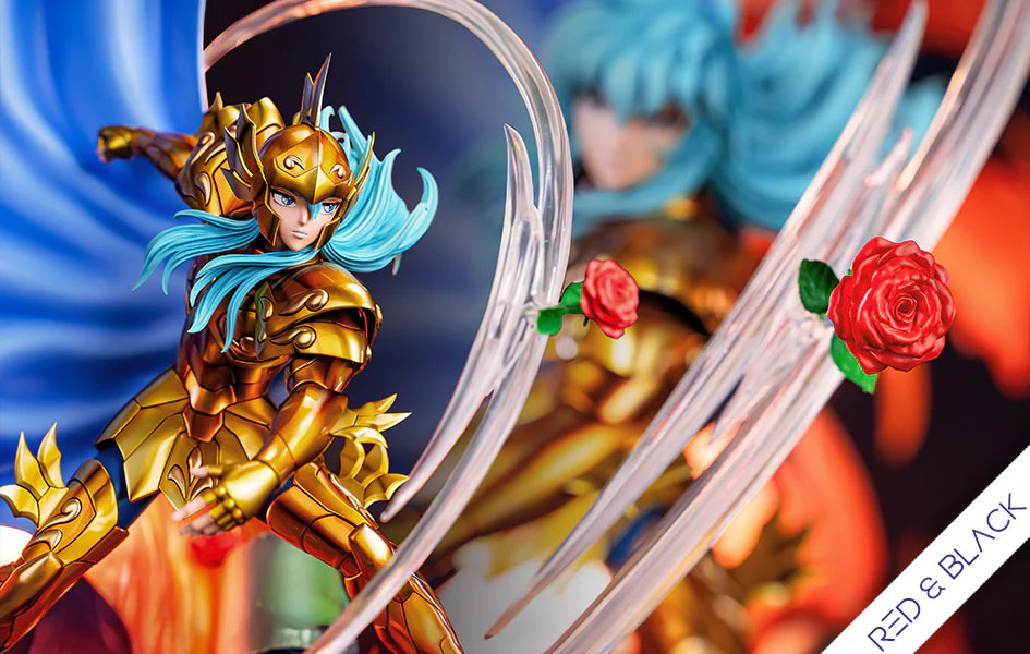 Saint Seiya Pisces Aphrodite Red & Black Roses 1/6 Scale Statue