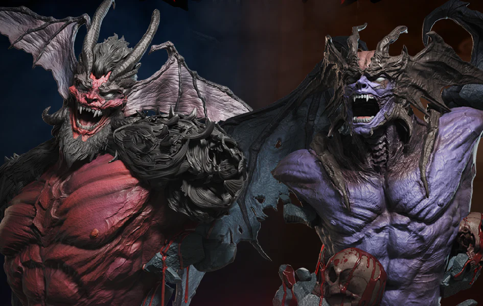 THE APOCALYPSE OF DEVILMAN THE APOCALYPSE BUNDLE 1/4 SCALE BUSTS