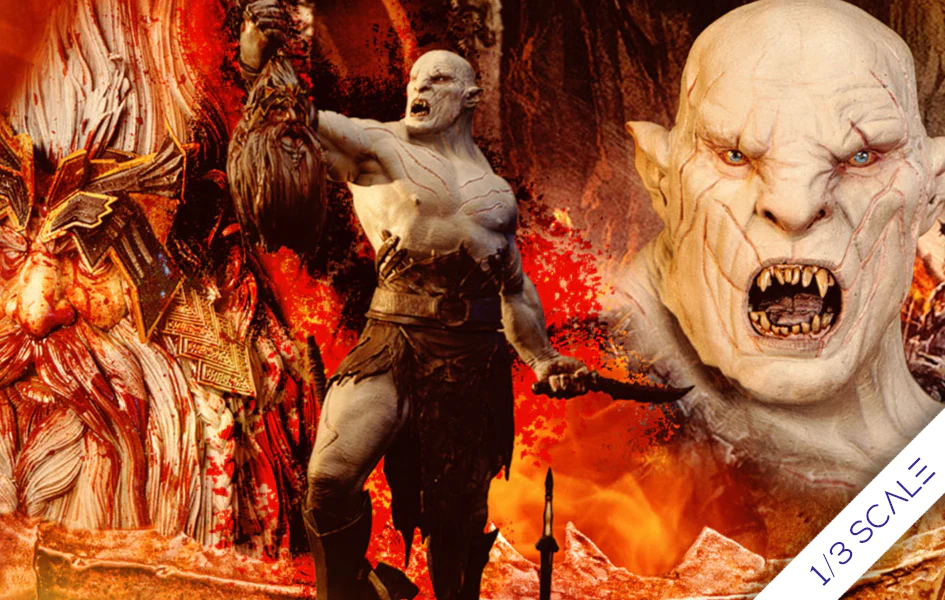 THE HOBBIT AZOG THE DEFILER MASTER SERIES 1/3 SCALE STATUE