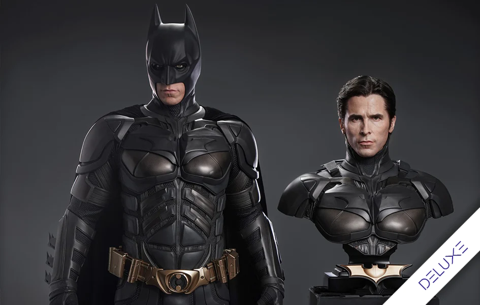 THE DARK KNIGHT BATMAN DELUXE ED LIFE-SIZE STATUE
