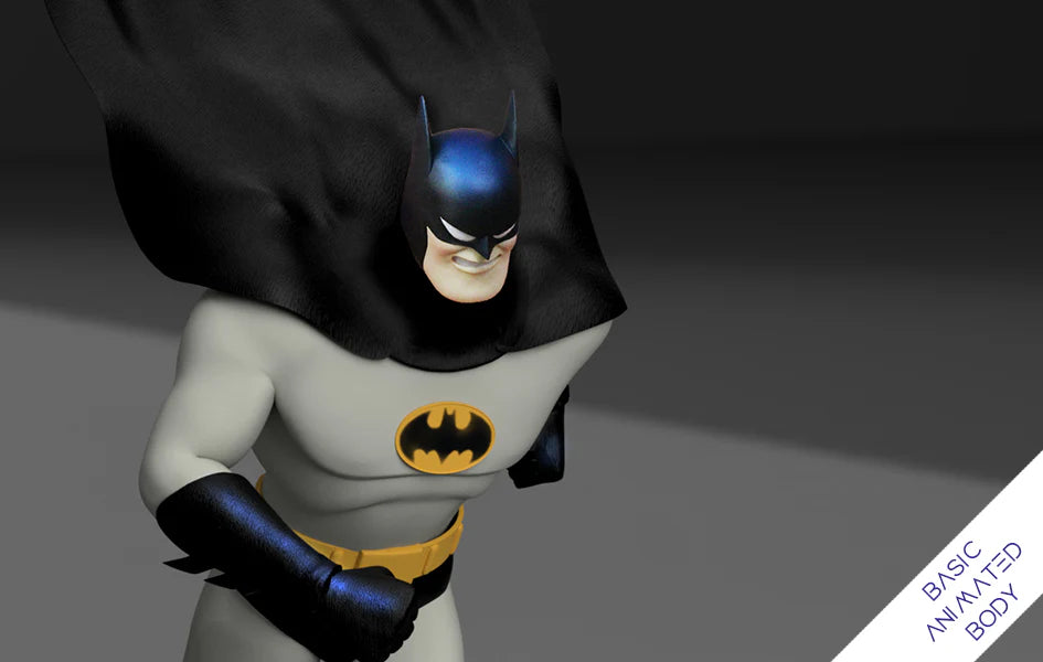 Batman The Animated Series Batman Basic Animated Body 1/6 Scale Figure