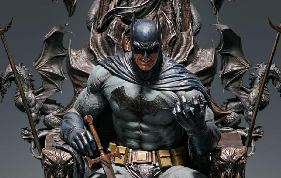 BATMAN ON THRONE PREMIUM 1/4 SCALE STATUE