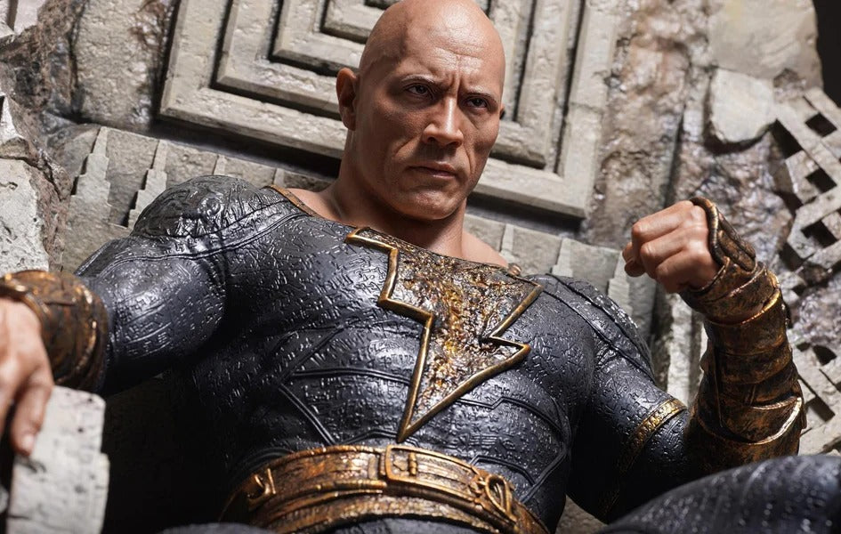 BLACK ADAM ON THRONE 1/4 SCALE STATUE