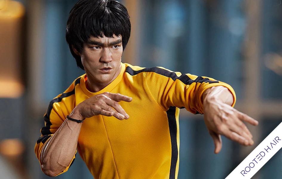 BRUCE LEE TRIBUTE 50TH ANNIVERSARY ROOTED HAIR 1/4 SCALE STATUE