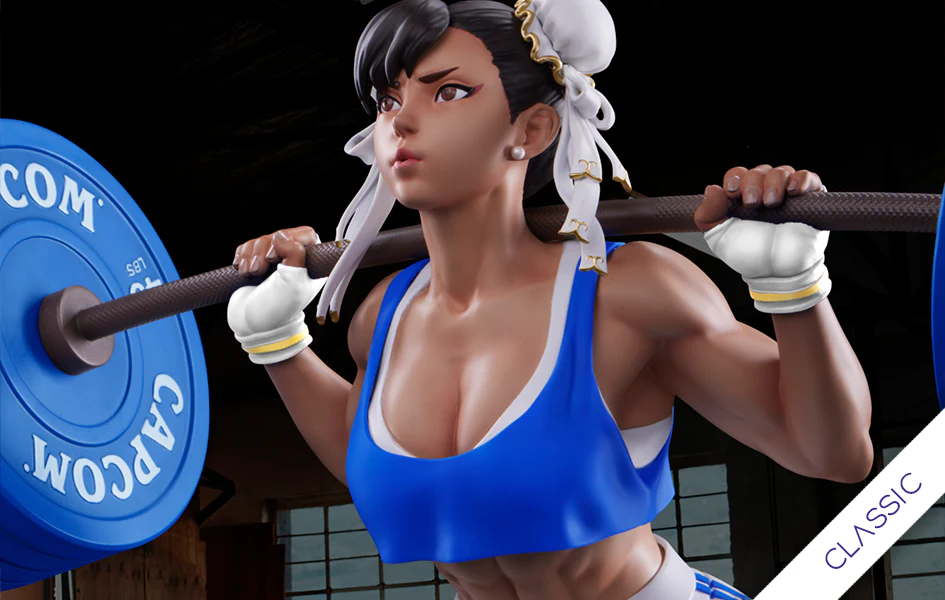 CHUN-LI POWERLIFTING CLASSIC 1/4 SCALE STATUE
