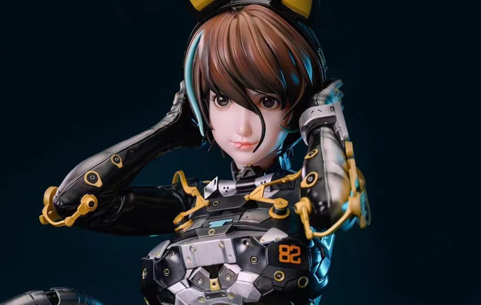EVAN LEE CYBER CAT 1/4 SCALE STATUE