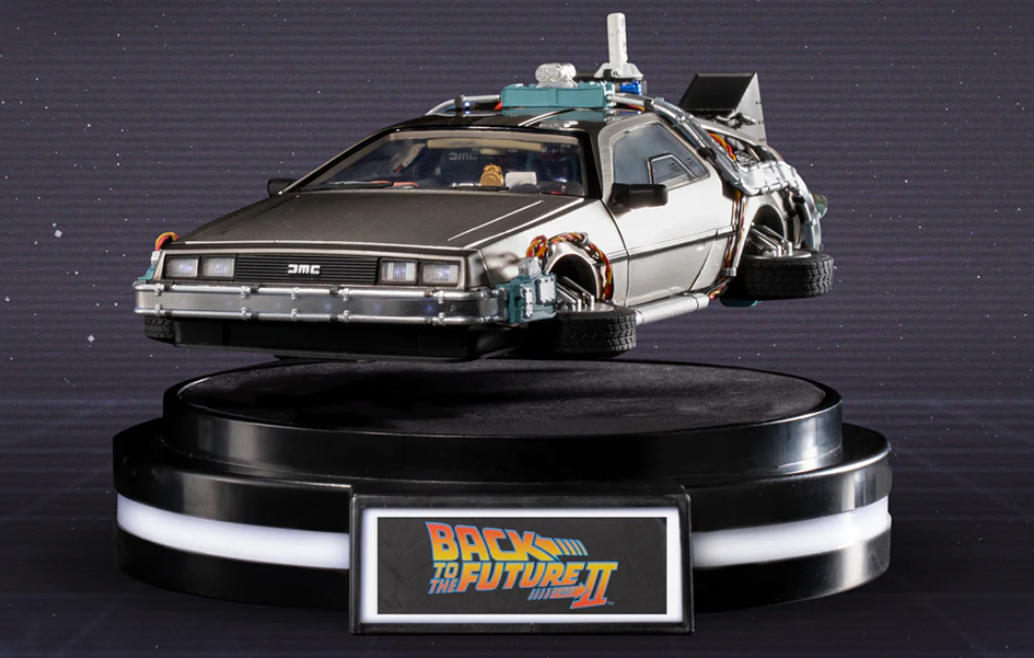 BACK TO THE FUTURE PART II EGG ATTACK FLOATING FLOATING DELOREAN