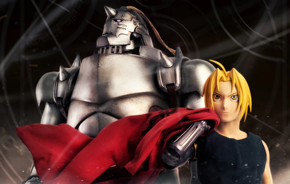 FIGZERO FULLMETAL ALCHEMIST BROTHERHOOD EDWARD ELRIC AND ALPHONSE ELRIC 1/6 SCALE FIGURE SET