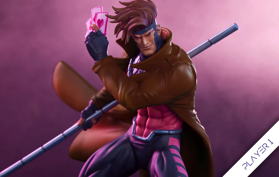 Marvel Gamerverse Gambit Player 1 1/10 Scale Statue