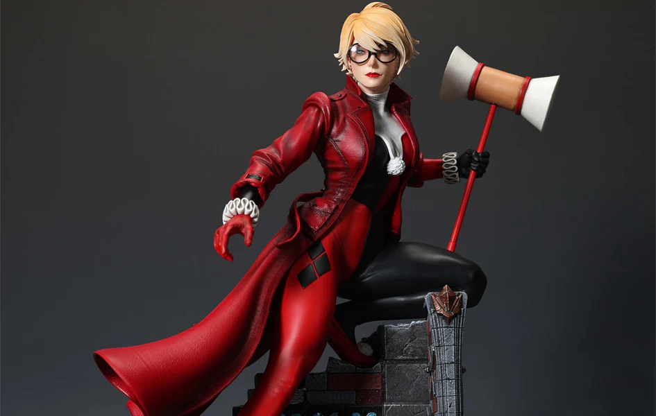 BATMAN WHITE KNIGHT HARLEY QUINN REGULAR 1/4 SCALE STATUE