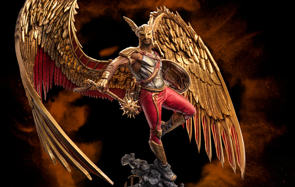 BLACK ADAM HAWKMAN ART SCALE 1/10