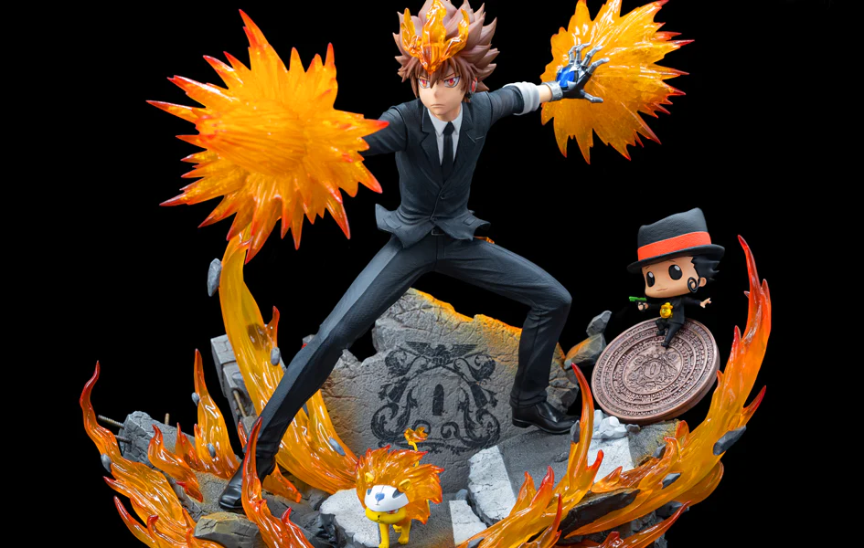 HITMAN REBORN TSUNA REBORN AND NATSU 1/6 SCALE STATUE