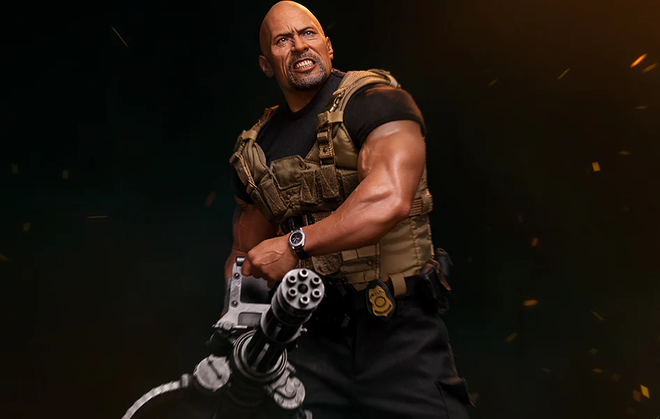 FAST AND FURIOUS 7 HOBBS 1/4 SCALE STATUE