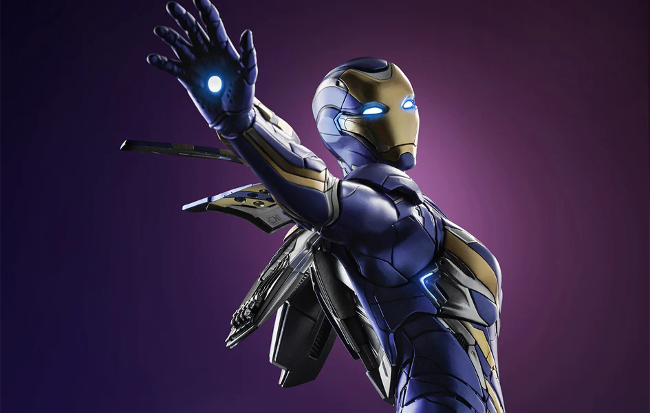 IRON MAN MARK 49 RESCUE SUIT 1/4 SCALE STATUE