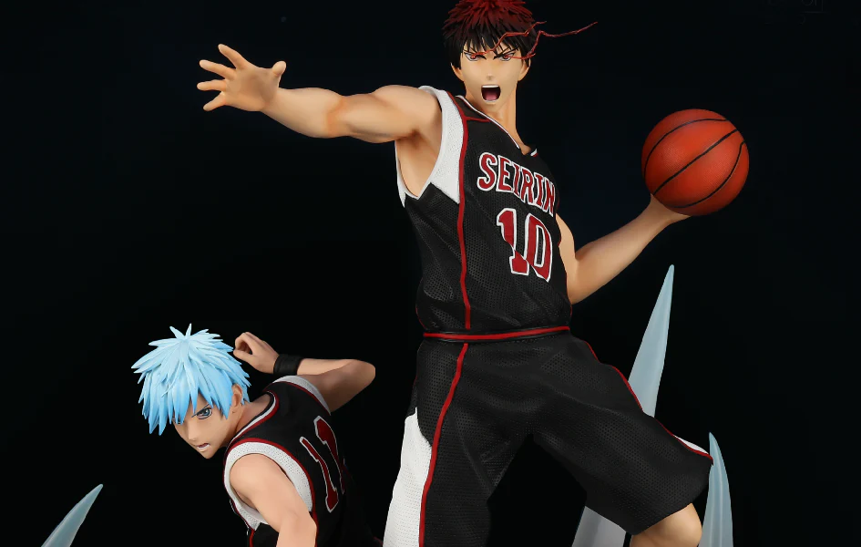 KUROKO'S BASKETBALL KUROKO AND KAGAMI BLACK VERSION 1/6 SCALE STATUE