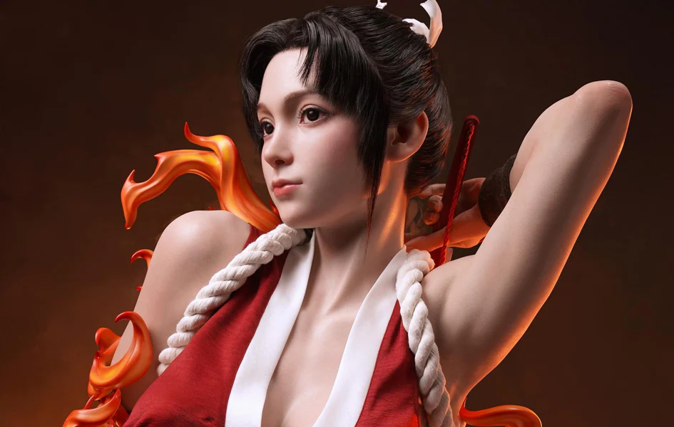 KING OF FIGHTERS 97 MAI SHIRANUI LIFE-SIZE BUST