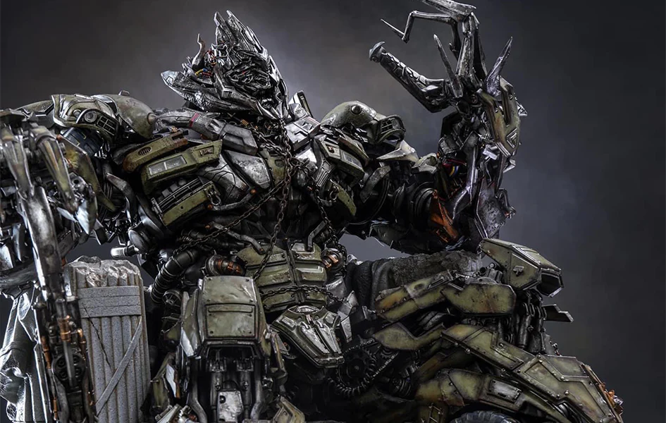 MEGATRON ON THRONE STATUE