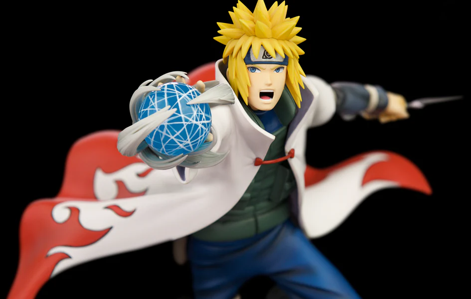 NARUTO SHIPPUDEN MINATO VS 9 TAILED FOX 1/8 SCALE WALL STATUE