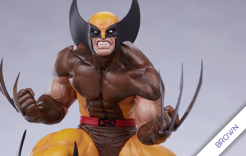 MARVEL GAMERVERSE WOLVERINE BROWN SUIT 1/10 SCALE STATUE