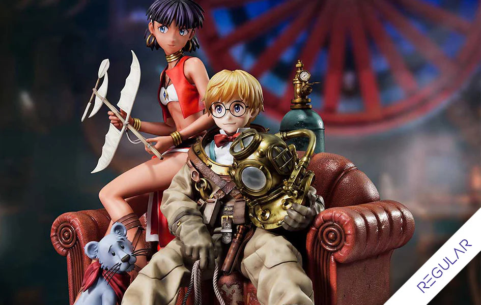 The Secret of Blue Water Nadia Nadia & Jean Regular Version 1/6 Scale Statue