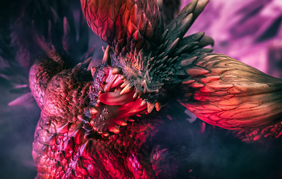 MONSTER HUNTER WORLD NERGIGANTE 1/26 SCALE STATUE