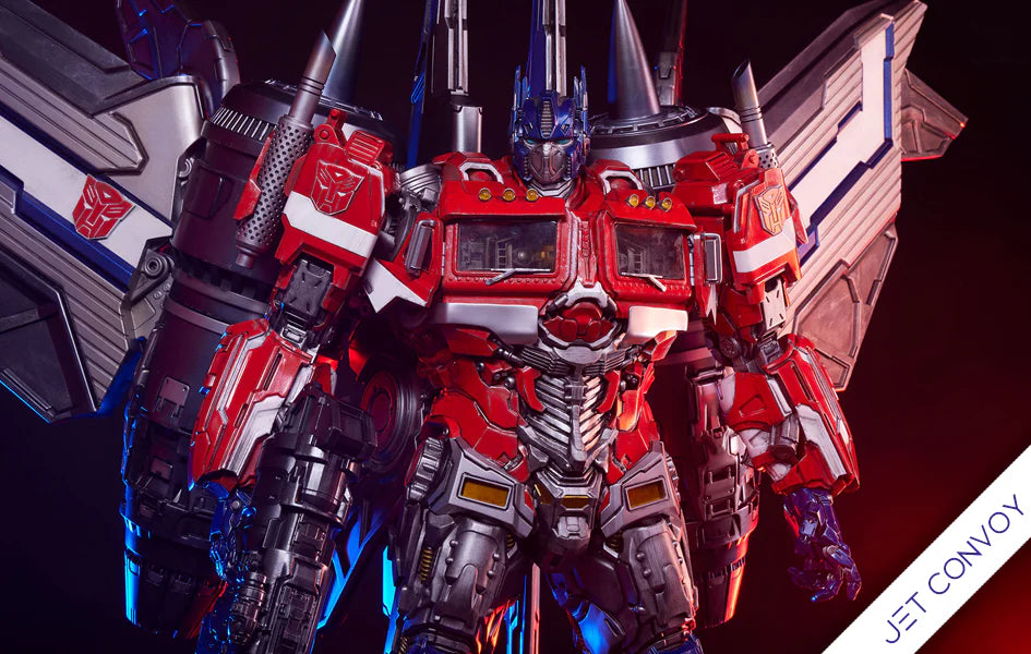Optimus Prime Jet Convoy Edition Museum Scale Statue