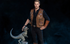JURASSIC WORLD FALLEN KINGDOM OWEN AND BLUE 1/4 SCALE STATUE