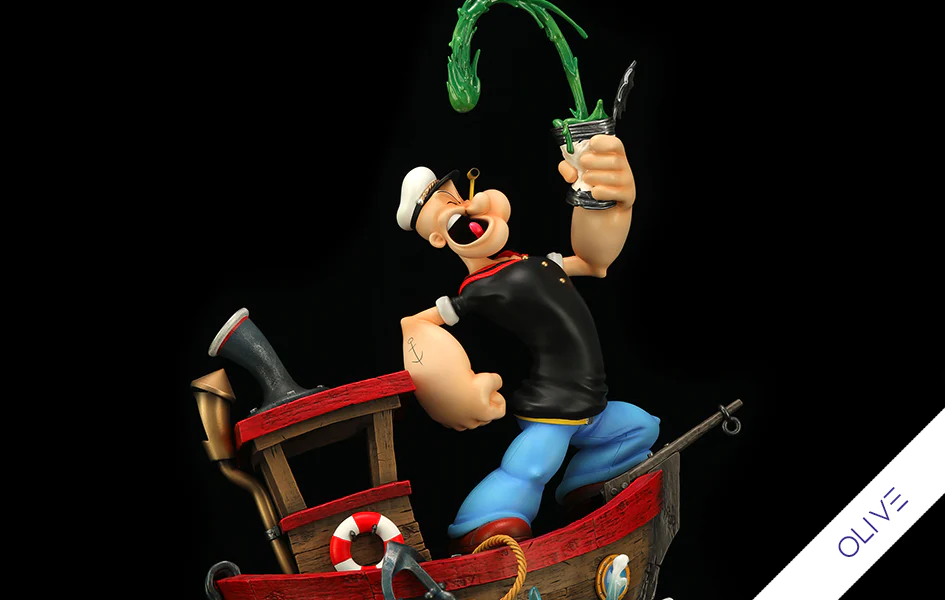 POPEYE OLIVE BOAT 1/6 SCALE STATUE
