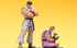 RYU AND DAN 1/10 SCALE STATUE SET