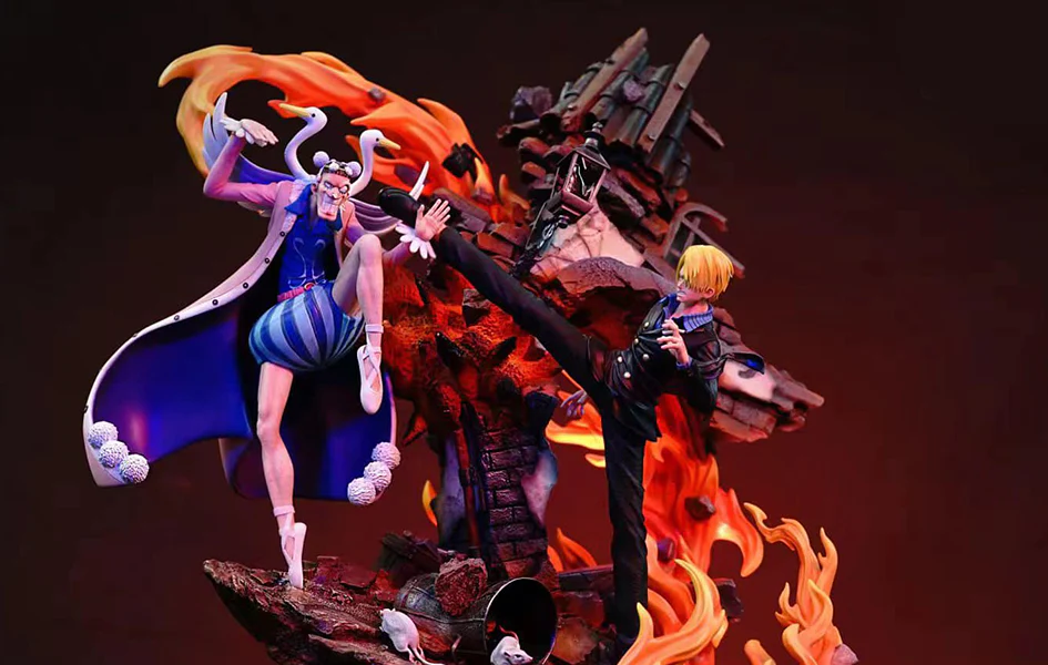 ONE PIECE SANJI VS MR.2 BON-CLAY 1/6 SCALE STATUE