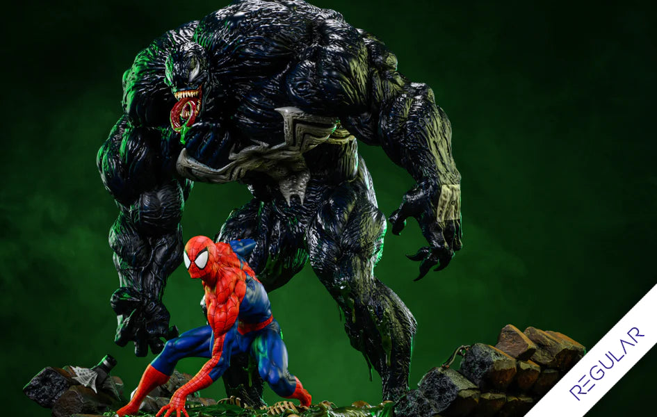 SPIDER-MAN VS VENOM REGULAR COMICQUEEN 1/4 SCALE STATUE