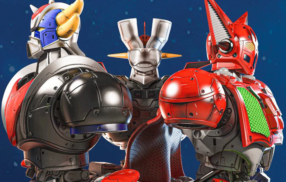 SUPER ROBOT ELITE 1/4 SCALE BUST BUNDLE