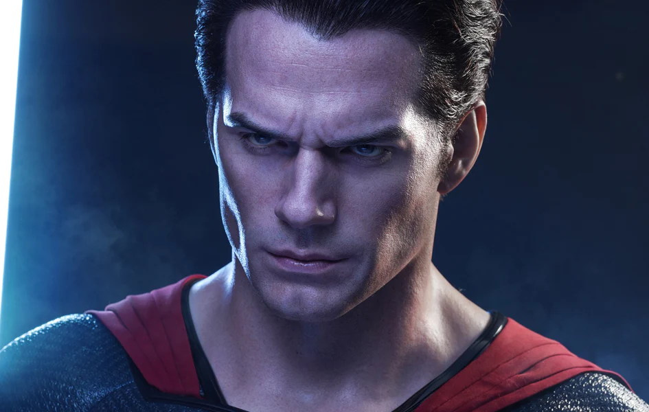 SUPERMAN BLUE SUIT HENRY CAVILL LIFE-SIZE BUST