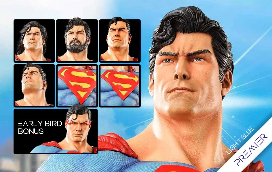 SUPERMAN LIGHT BLUE SUIT PREMIER PRESTIGE SERIES 1/3 SCALE STATUE