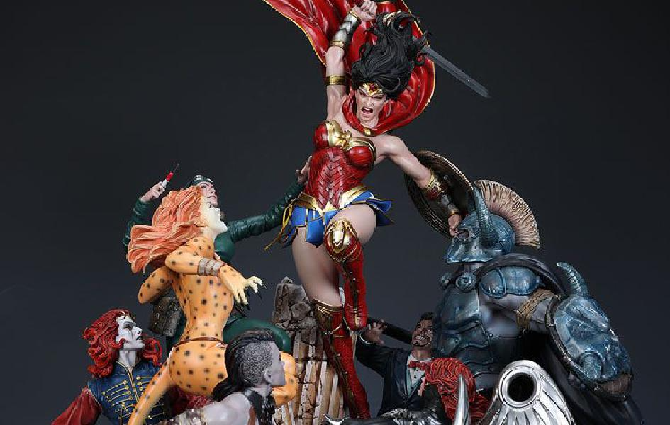 WONDER WOMAN COURAGE 1/6 SCALE DIORAMA COLOR